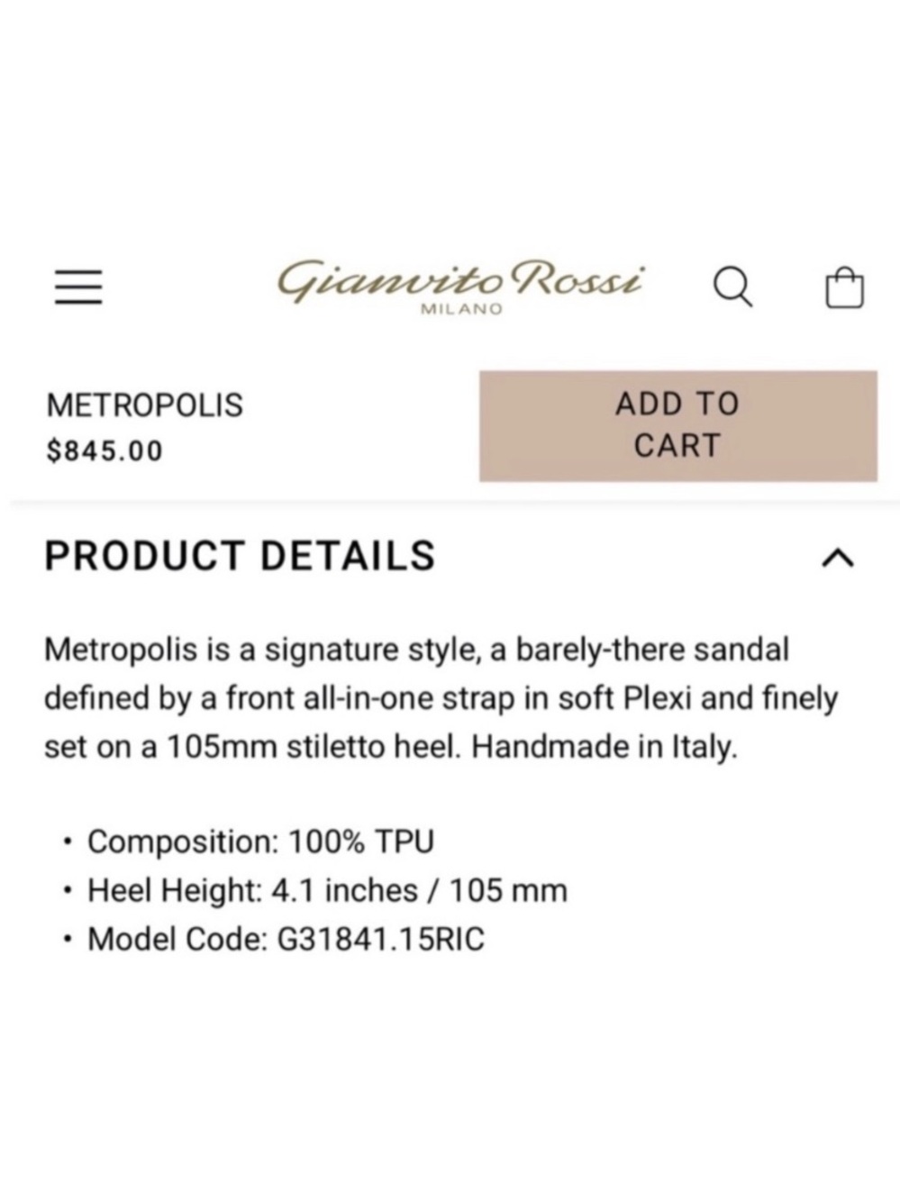 Gianvito Rossi Metropolis Glass Trasp Clear Gold Strappy Sandals Heels 37.5 37 7 - Picture 15 of 15